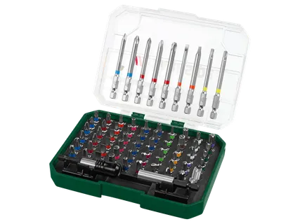 Set bit, 71 pezzi o bit e chiavi a bussola, 56 pezzi