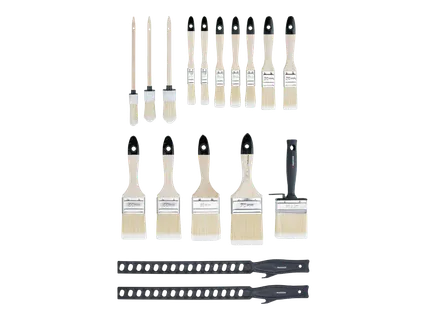 Set pennelli, 17 pezzi